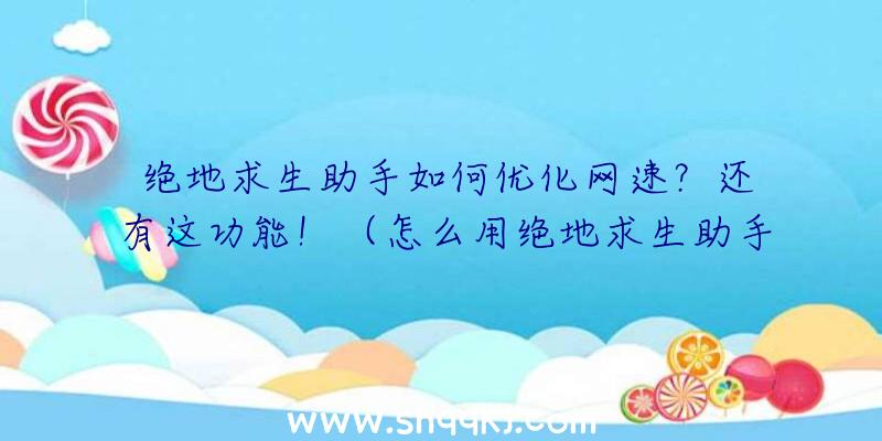 绝地求生助手如何优化网速？还有这功能！（怎么用绝地求生助手来提升网络速度？）